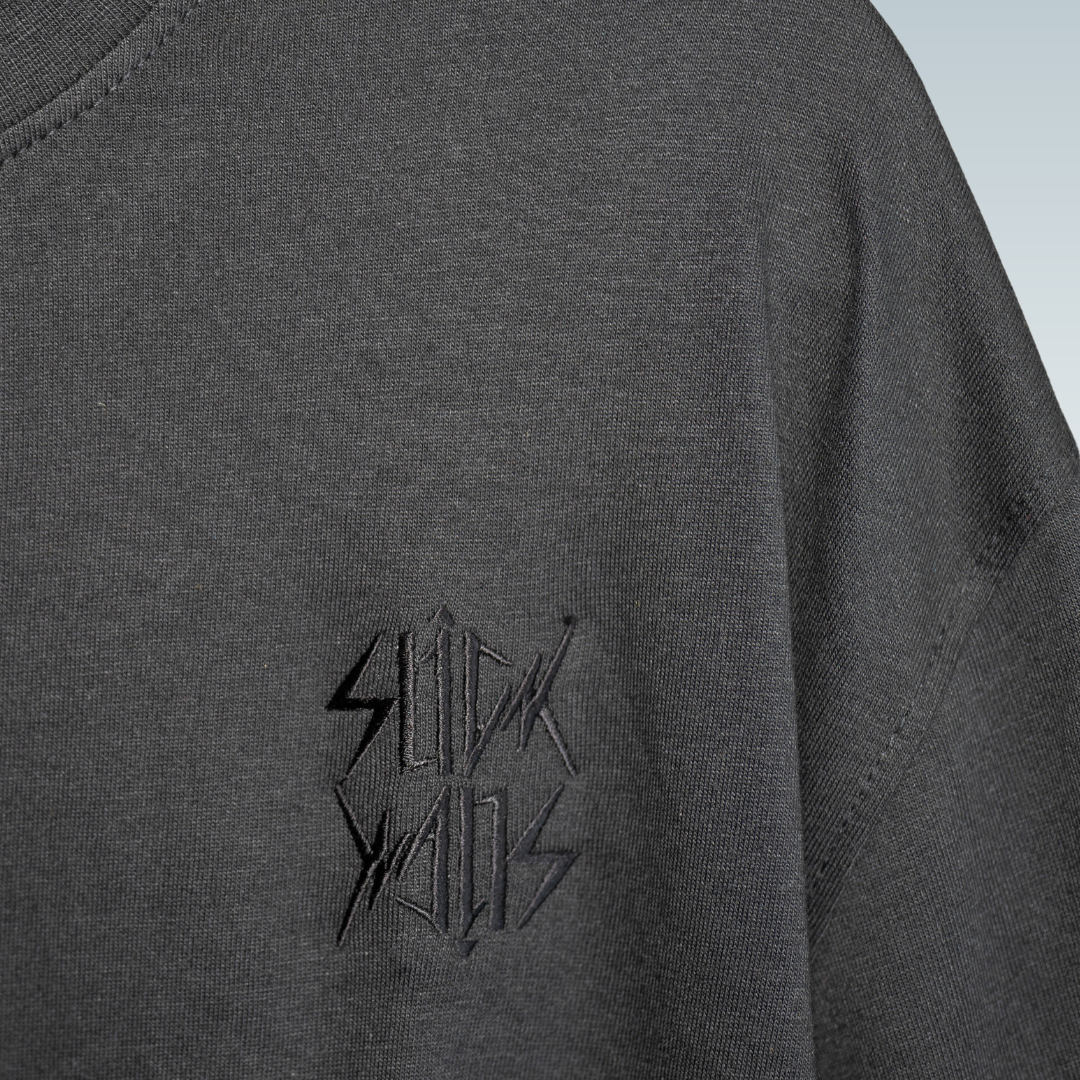 Black Short Sleeve Slick Walk Shirt