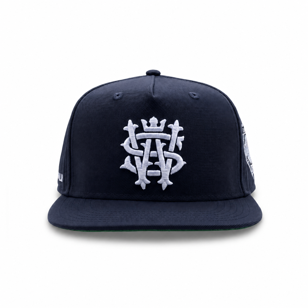 Navy Slick Cap