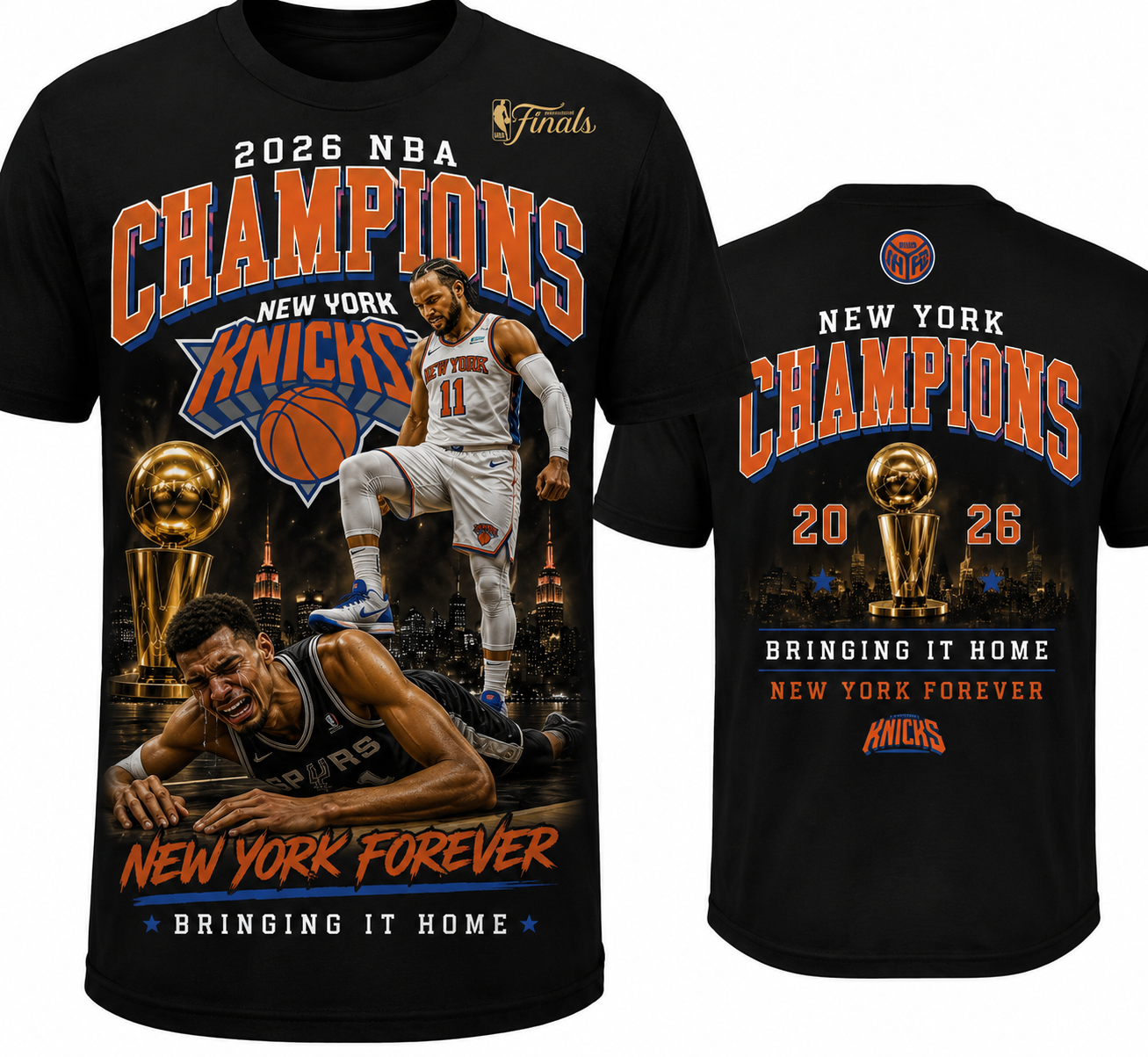 2026 NBA Champions New York Knicks Tee