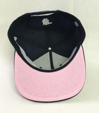 Navy & Pink Bottom: Slick Cap