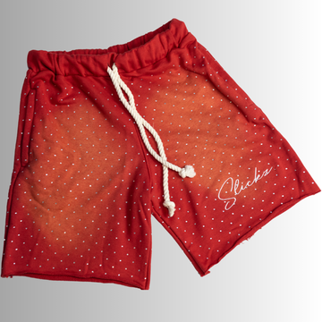 Diamond Slickz Shorts (Red)