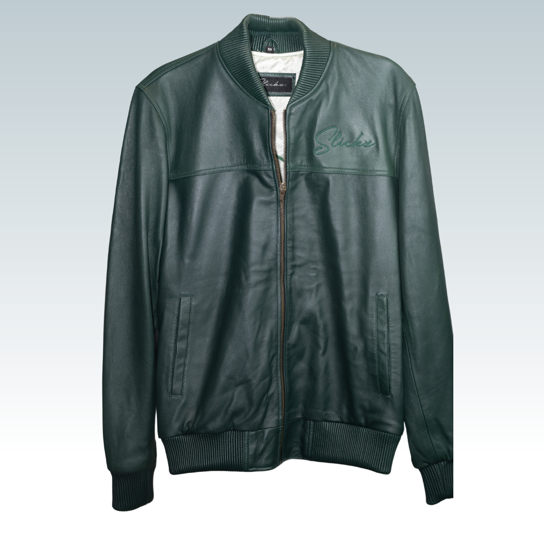 Slick Walk Butter Soft Leather Bomber Jacket