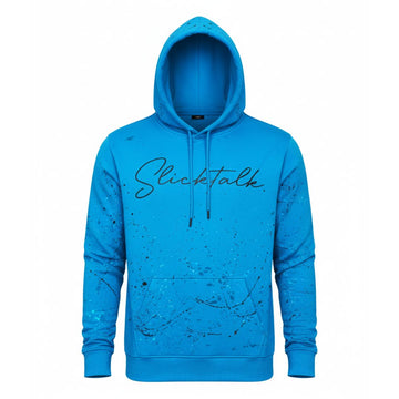 Blue Slick Talk Sweat Suit