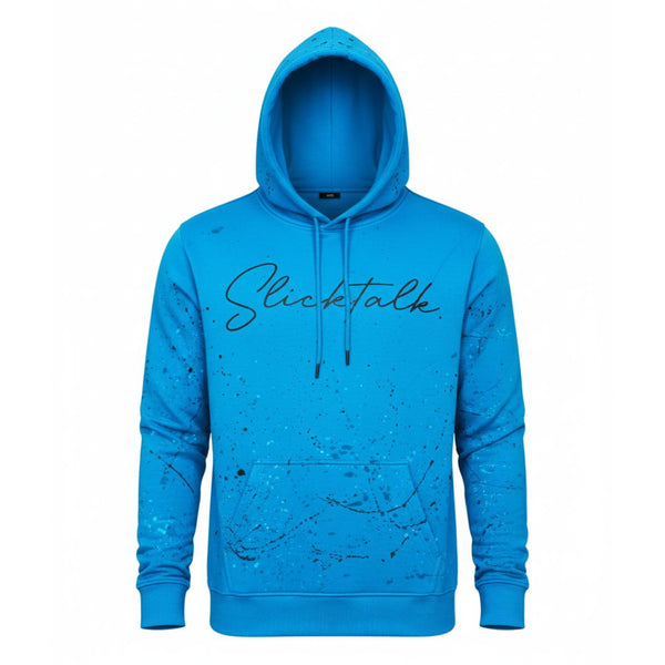 Blue Slick Talk Sweat Suit