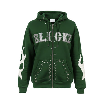 Money Green Flame Sweatsuit