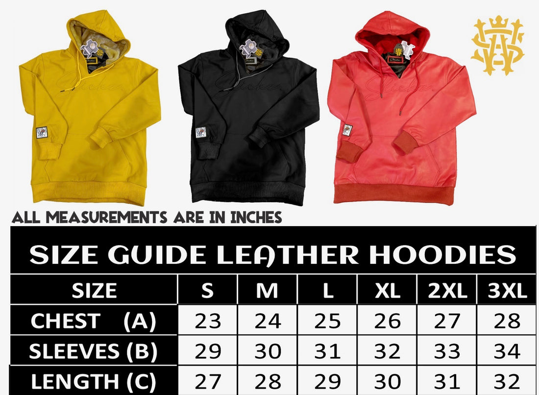 Slickz Leather Hoodie (Gold)