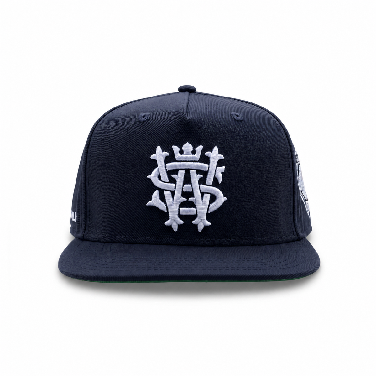 Navy Slick Cap