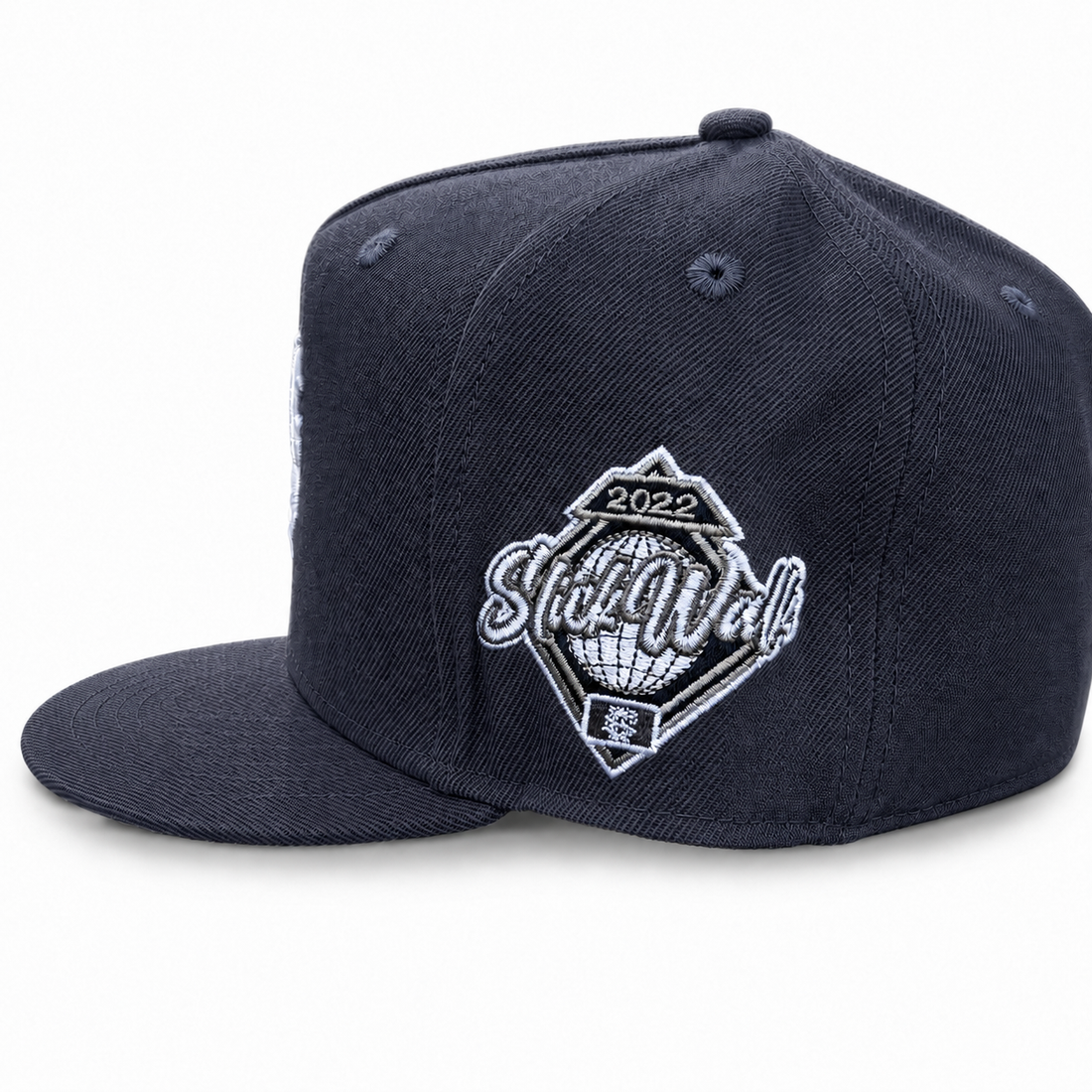 Navy Slick Cap