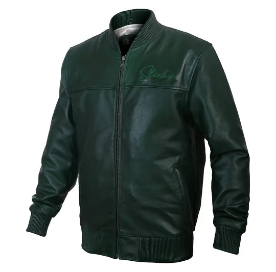 Slick Walk Butter Soft Leather Bomber Jacket