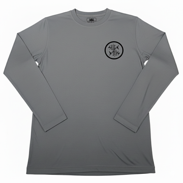 Grey Long Sleeve Slick Walk Shirt & Suit