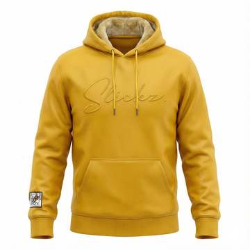 Slickz Leather Hoodie (Gold)