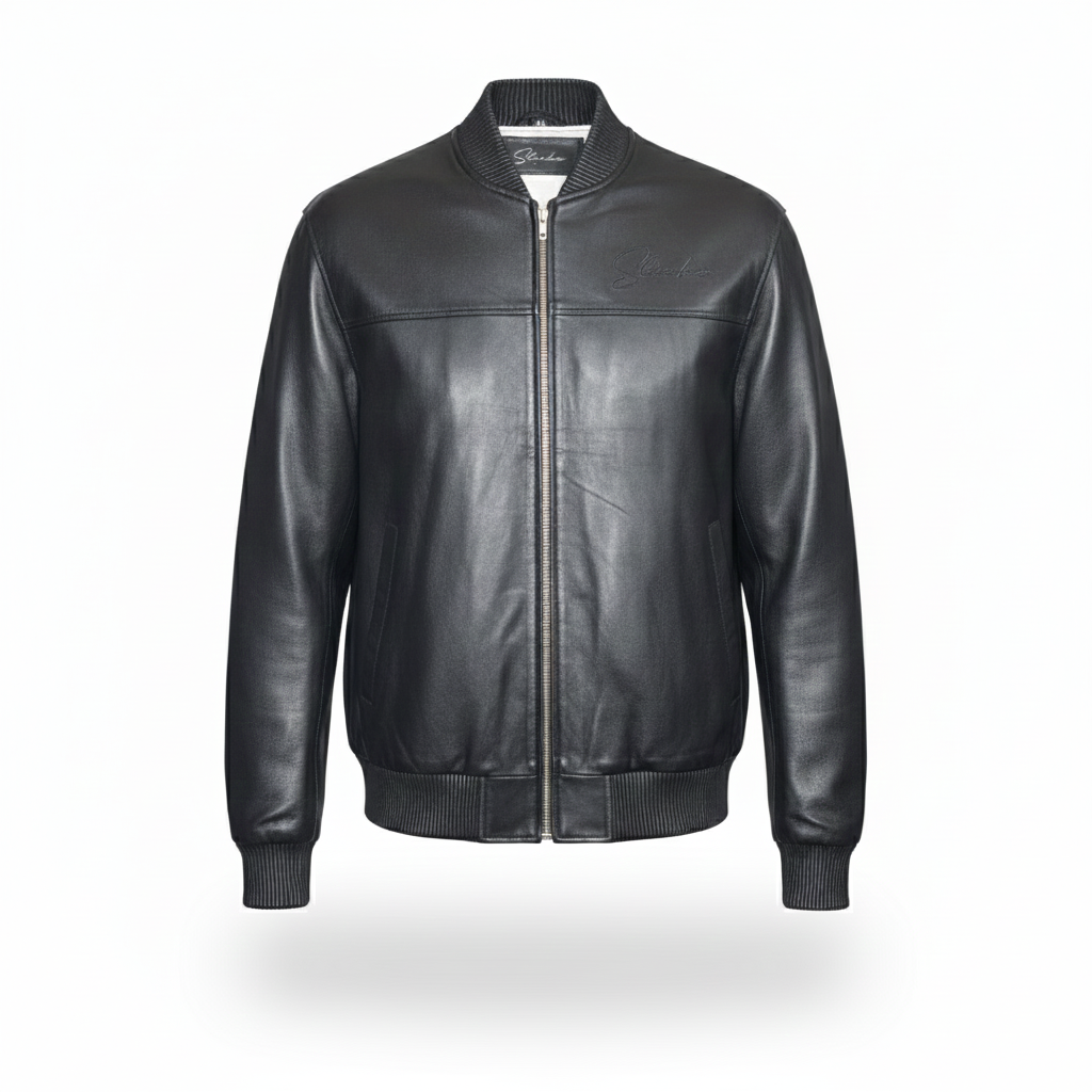 Slick Walk Butter Soft Leather Bomber Jacket