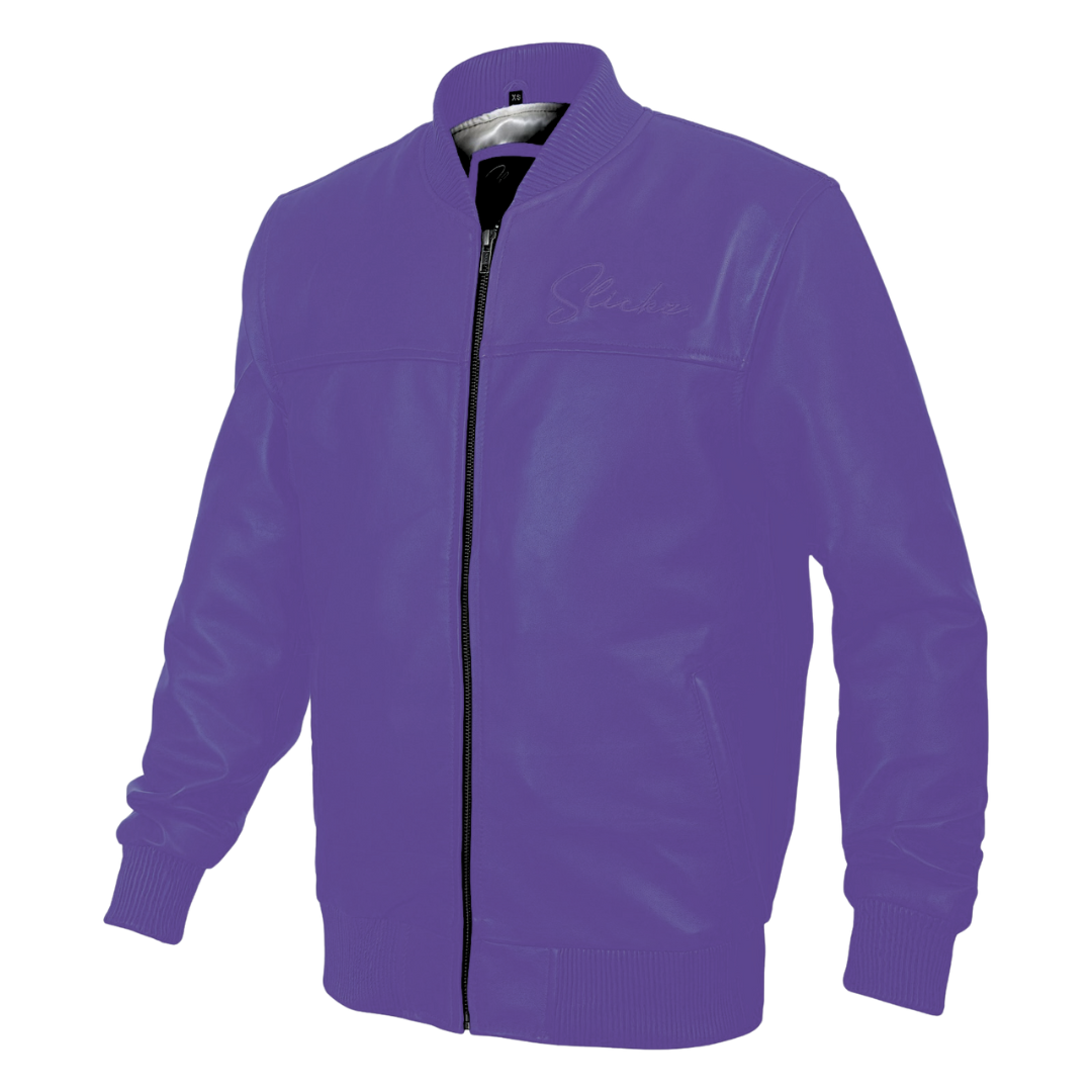 Slick Walk Butter Soft Leather Bomber Jacket