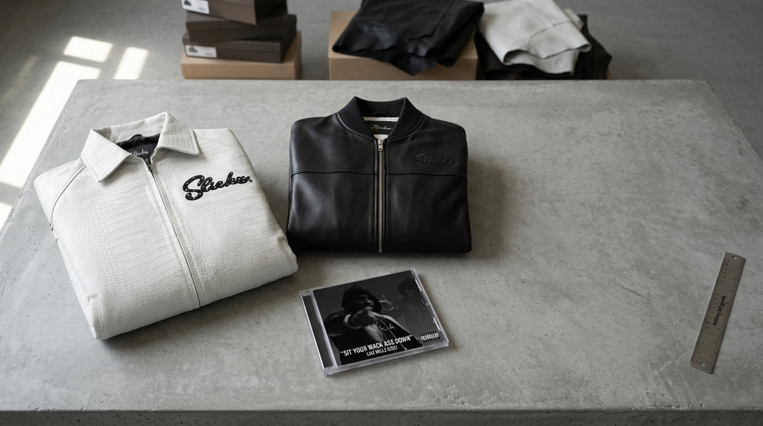 nothing but goodz — Premium lifestyle background featuring leather collection products