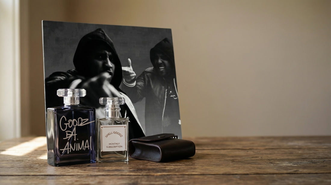nothing but goodz — Premium hero banner showcasing Thank You Cologne with lifestyle settingslide_1