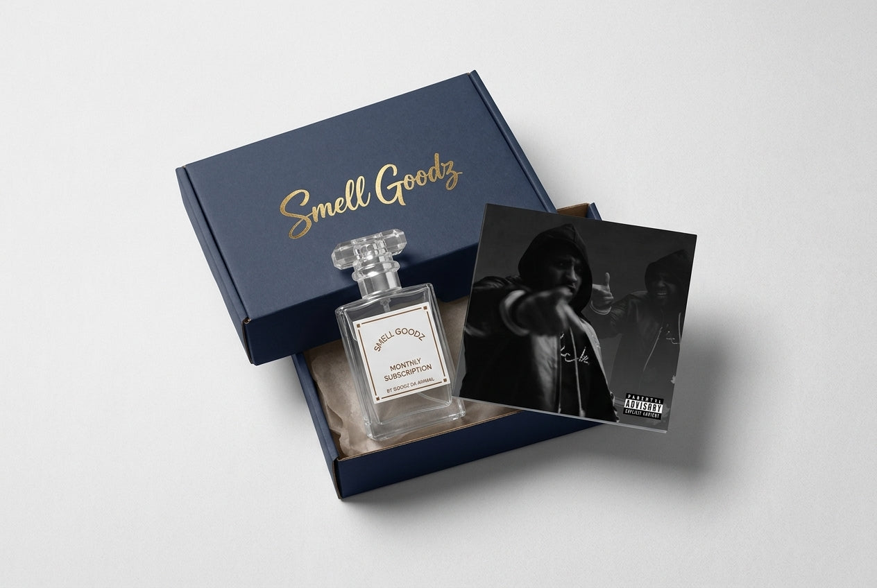 nothing but goodz — Subscription service lifestyle image showing monthly delivery experience