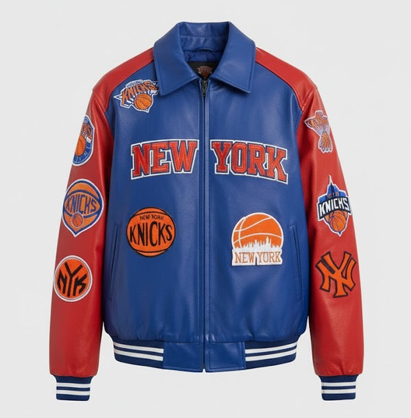 NY KNICK LEATHER JACKET